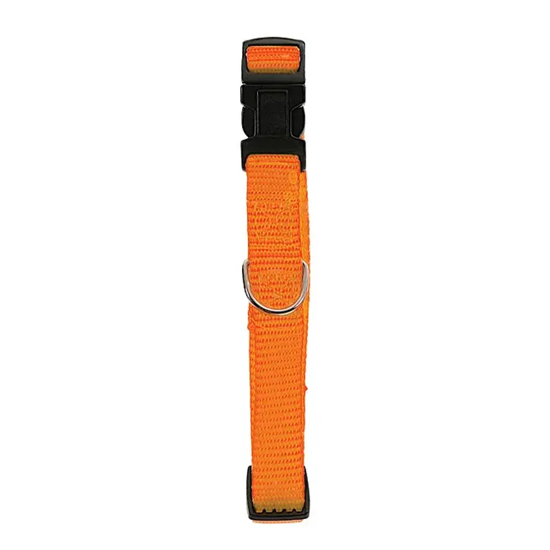 ZOLUX - Collier Nylon Réglable Orange 50 à 78 cm × 40 mm