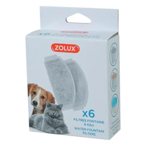 ZOLUX - Filtre Fontaine Eau 6 Pièces