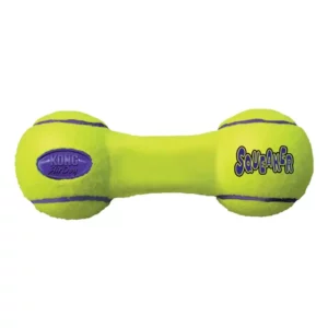 Kong - AirDog Squeaker Dumbbell Jouet Chien Tennis Couineur