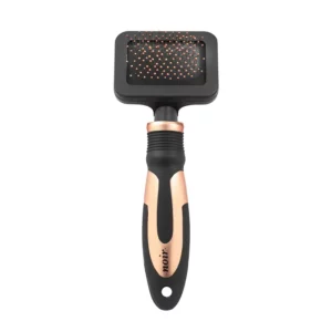 EBI - Brosse Douce Slicker Small Noir pour Chien & Chat