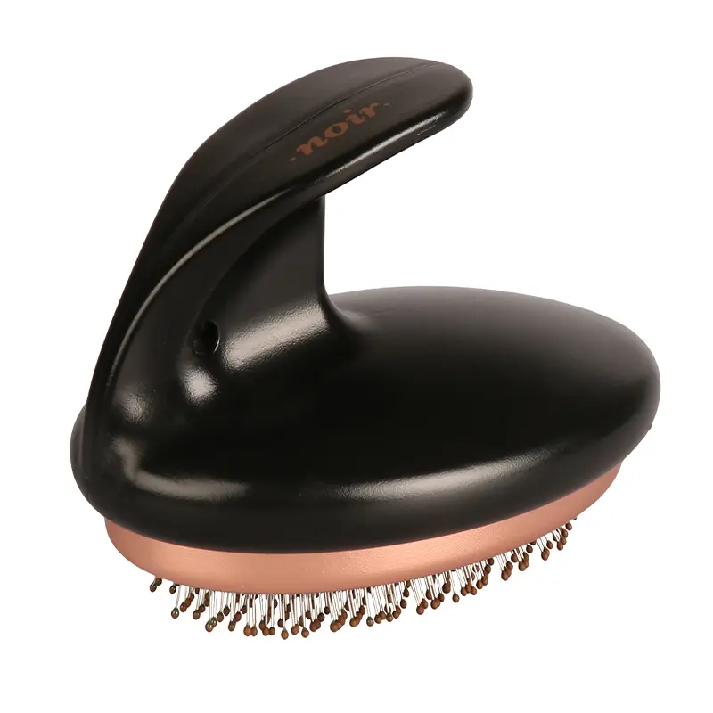 EBI - Brosse Slicker Ergonomic À Picots Pour Chien Et Chat Gris-Noir