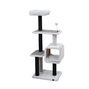 EBI - Arbre à Chats Nevada Gris 50 X 38 X 121 cm