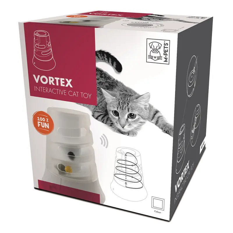 M-PETS - Jouet Interactif Vortex Pour Chat 19,7 × 22 cm