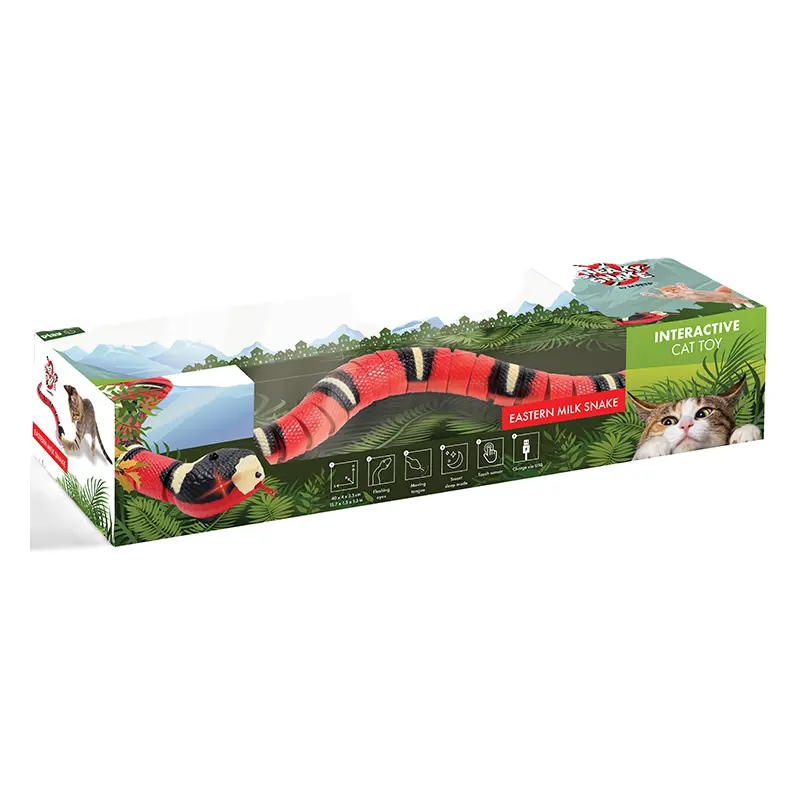 M-PETS - Jouet Interactif Sneaky Snake Pour Chat