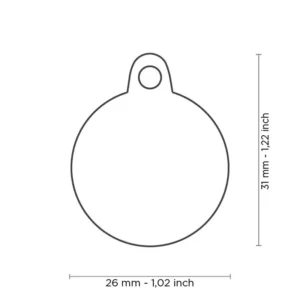 MyFamily - Médaillon à Graver Shine Saint Tropez Cercle Lilas Paillettes