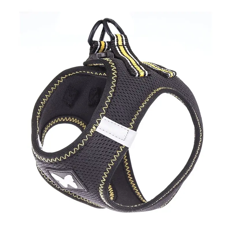 Martin Sellier - Harnais Mesh TRIO XS Noir & Jaune