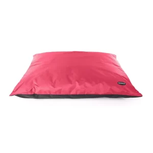 Martin Sellier - Coussin Waterproof Noir × Cerise 120 cm × 100 cm