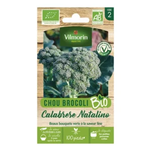 VILMORIN - Graines de Chou Brocoli Calabrese Natalino BIO pour Jardin & Potager