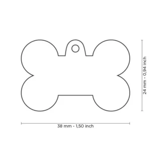 MyFamily - Médaillon à Graver Glam Os Noir & Or