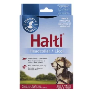 COMPANY OF ANIMALS - Halti Headcollar Noir Taille 0