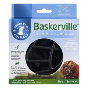 BASKERVILLE - Muselière Ultra Noir Taille 4