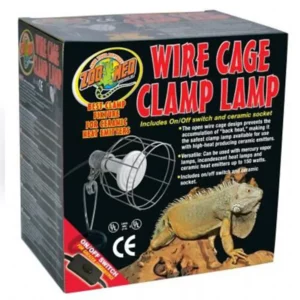 ZOO MED - Support Lampe Chauffante Porcelaine Avec Pince
