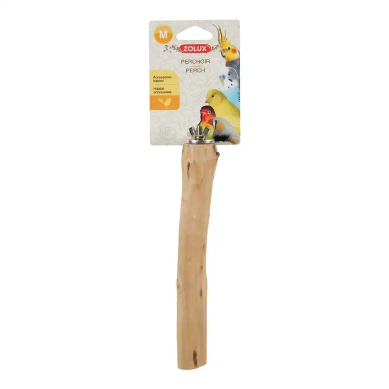 ZOLUX - Perchoir Bois Naturel Payana Taille M 21 cm