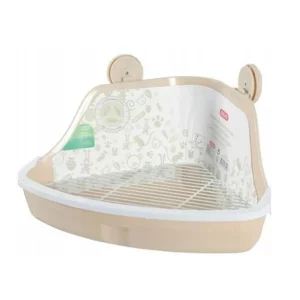 ZOLUX - Maison De Toilette D'Angle Pour Rongeur PM Beige 32x25x15 cm