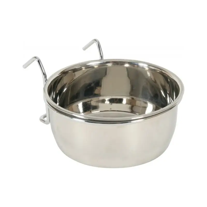 ZOLUX - Bol Inox À Crochet Cage 7 cm 14 cl