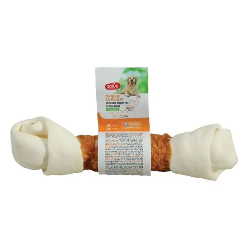 ZOLUX - Friandise Chien Os Noué Au Poulet 25 cm
