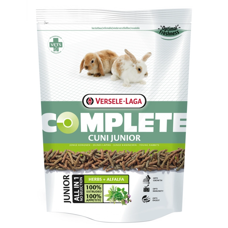 VERSELE LAGA - Granulés Alimentaires Complets pour Jeune Lapin Cuni Junior 500 G