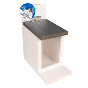 DUVO - Maison d'Écureuil Cottage Blanc 27 x 23 x 12,5 cm