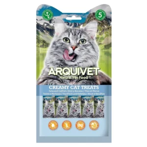 ARQUIVET | Snack crémeux au thon et à la morue-5x14 g
