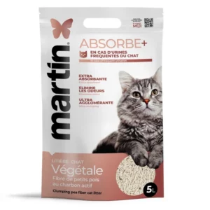Litière Absorbe+ Litiere Petits Pois Agglo 5L | Martin Sellier