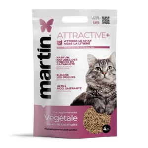 Litière végétale aux cacahuètes Attractive+| Martin Sellier