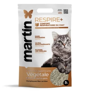Litière Respire+ Petit Pois Agglo 5L | Martin Sellier