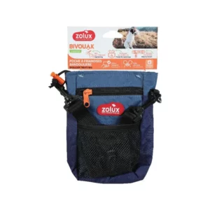 ZOLUX | Sac à friandises Bivouak bleu pour l'éducation du chien
