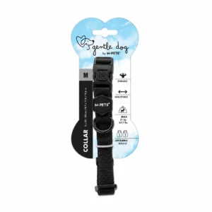 Collier GENTLE DOG Noir – M-PETS