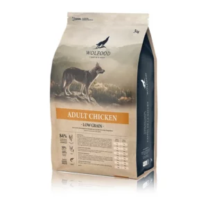 Wolfood Adult Chicken – Croquettes au poulet pour chien adulte – 3 kg