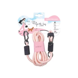 Laisse mains libres chien GENTLE DOG Rose Onyx – M-PETS