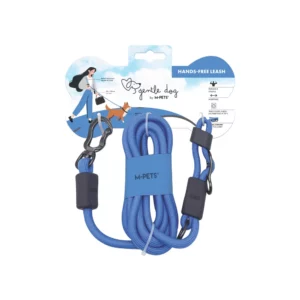 Laisse mains libres chien GENTLE DOG bLEU Onyx – M-PETS