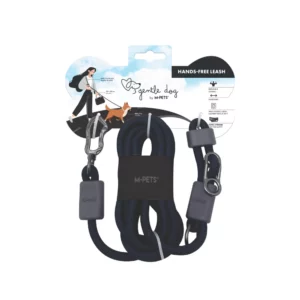 Laisse mains libres chien GENTLE DOG Noir Onyx – M-PETS