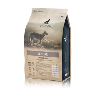 Wolfood Senior – Croquettes à la volaille pour chien senior – 3kg