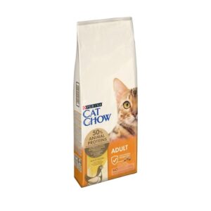 PURINA CAT CHOW Adult Riche en Poulet – Croquettes pour chat adulte – 15 kg