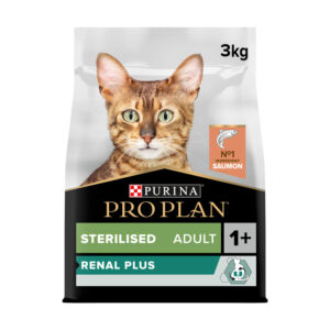 PRO PLAN Sterilised Saumon 3 kg – Croquettes pour chat adulte stérilisé