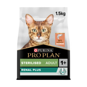 PRO PLAN Sterilised Saumon 1,5 kg – Croquettes pour chat adulte stérilisé