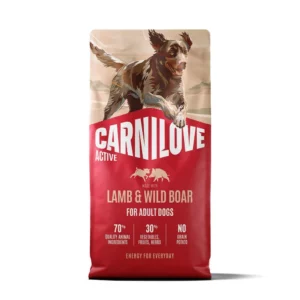 Carnilove Active Agneau & Sanglier – Chien adulte – 12 kg