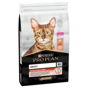 PRO PLAN Adult Saumon 10 kg – Croquettes chat VITAL FUNCTIONS